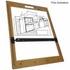 Prancheta de Desenho Portátil Trident Mdf Natural A3 45x34 Cm - Modelo 48-a3da Natural