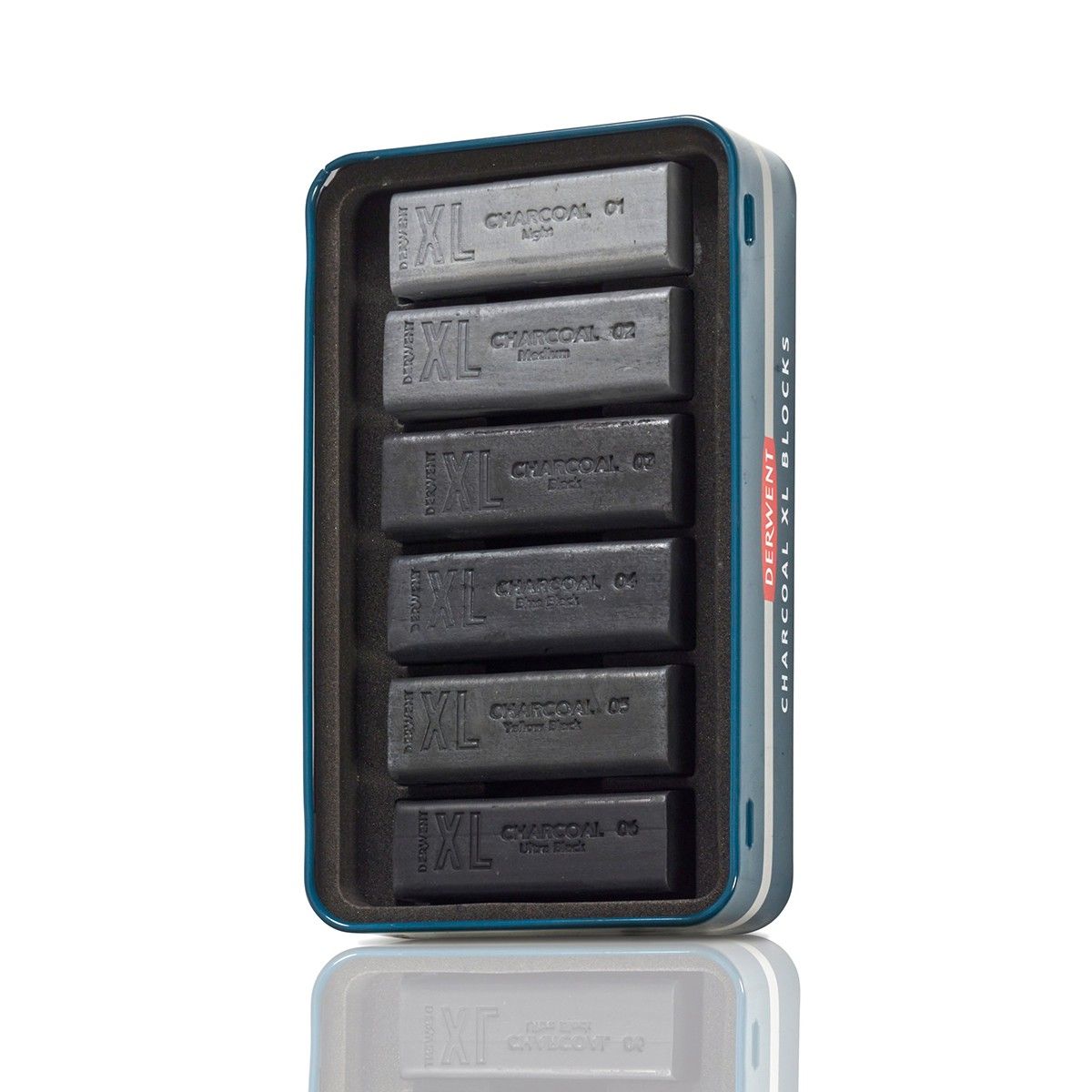 Estojo Carvão Xl Charcoal com 6 Cores - Derwent  