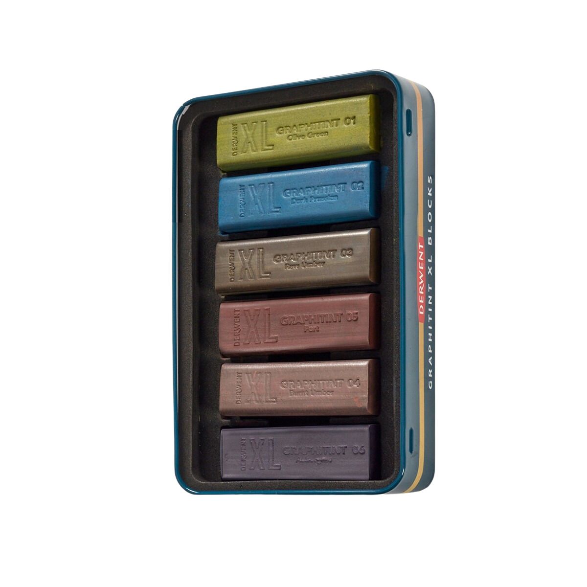 Estojo Carvão Xl Graphitint com 6 Cores - Derwent  