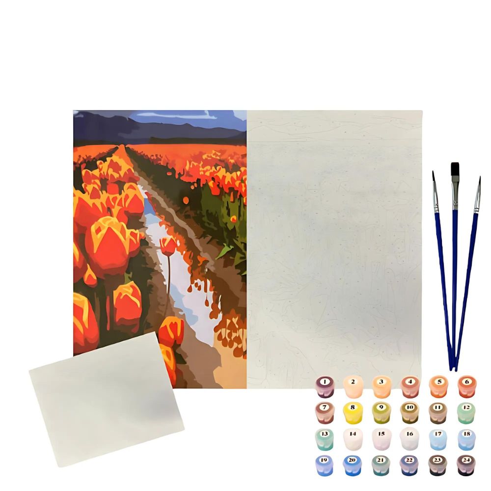 206413-kit-de-tela-para-pintura-numerada-sinoart-40x50cm-campo-de-tulipas-431927