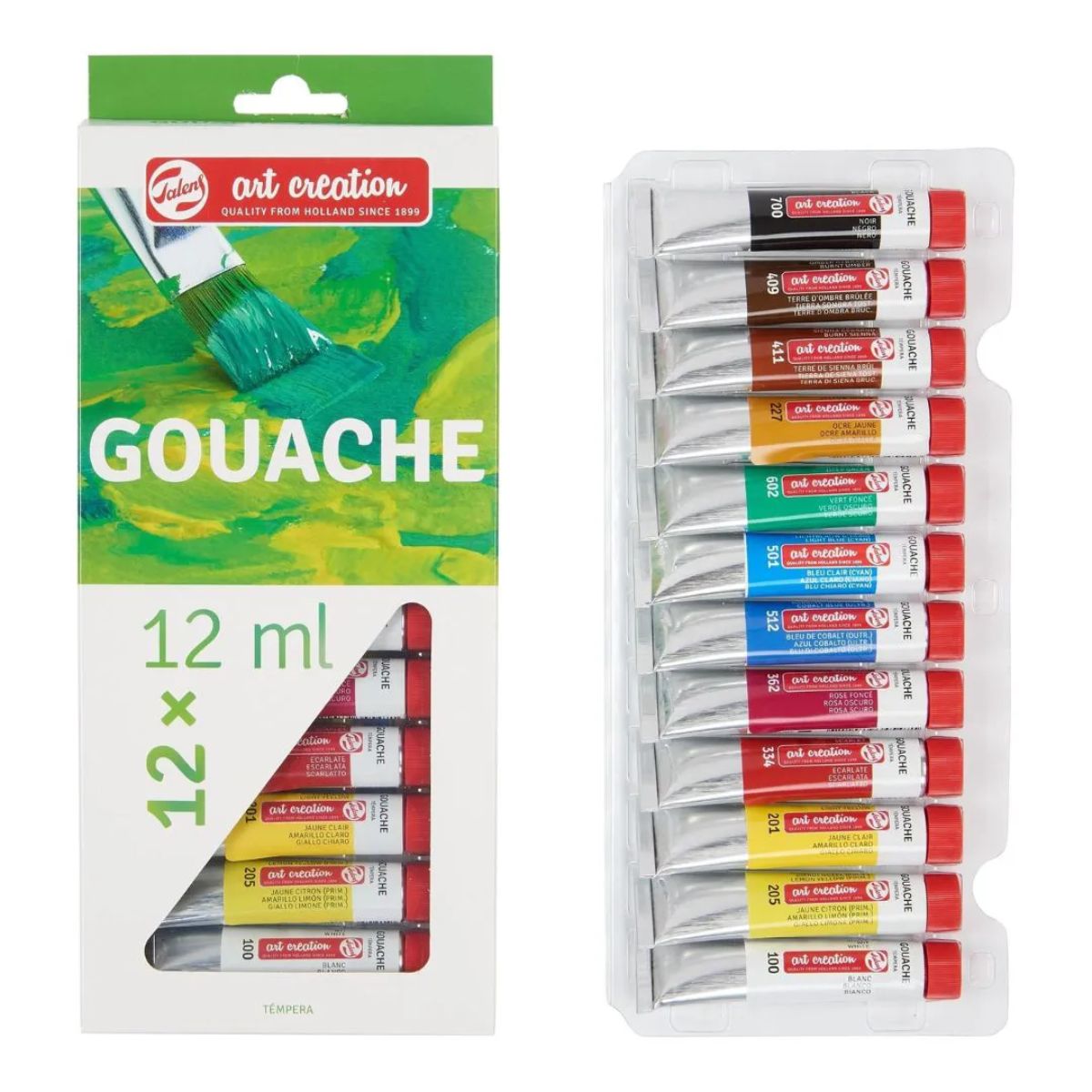 Estojo de Tinta Guache Art Creation 12ml com 12 Cores - Royal & Talens 9021612m
