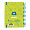 Caderno Smart Colegial com 80 Folhas 90g/m² Fechamento em Elástico - Monstros S.A. 17,7X24cm Dac - 4488