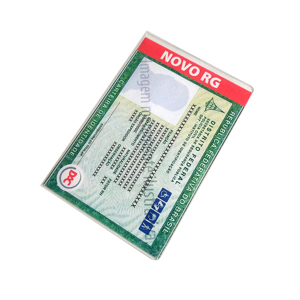 Protetor + Flex para Novo Rg Nova Medida 6,6x9,9cm Dac - 1771