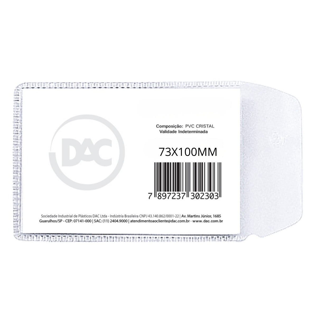 Protetor + Flex para Rg e Título de Eleitor 7,3x11cm Dac - 1761