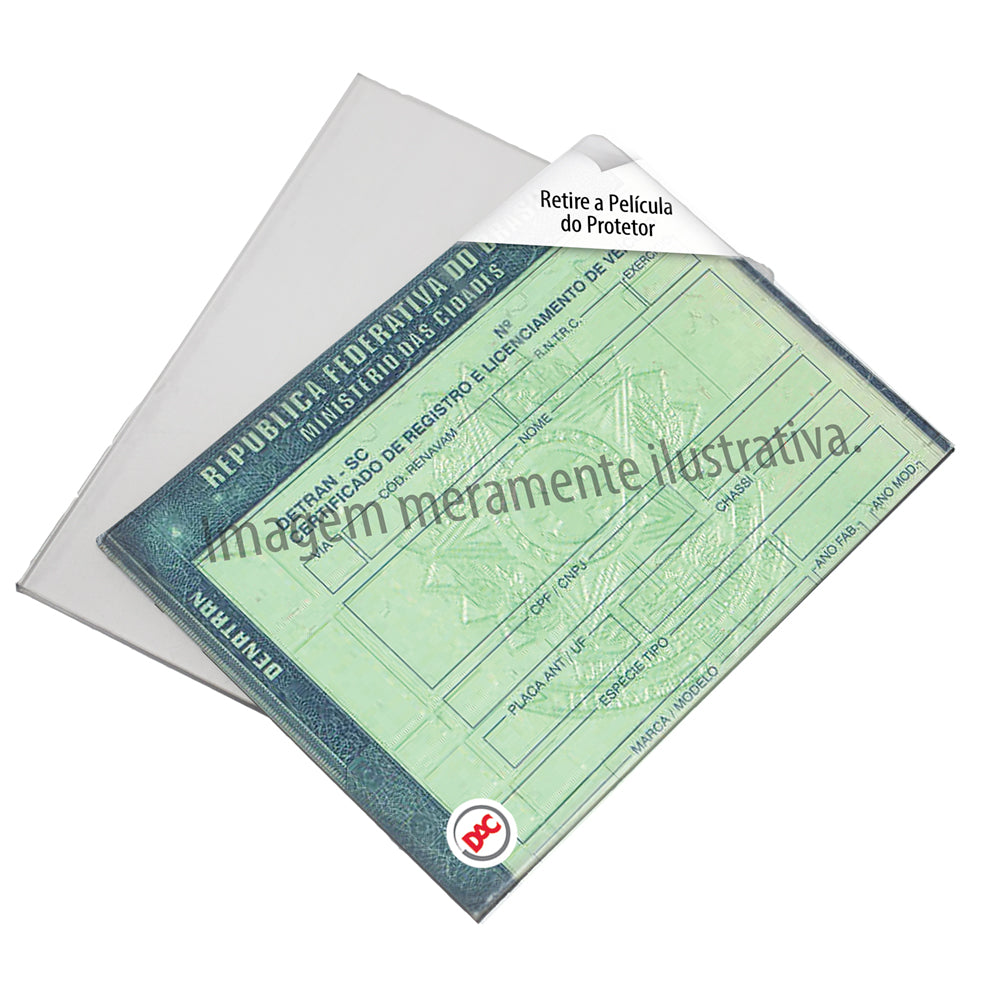 Protetor + Flex para Dut e Certidão de Nascimento Reduzida 8x11cm Dac - 1753