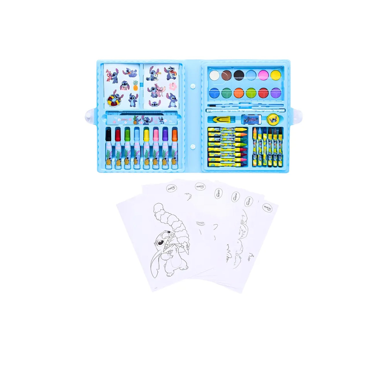 Maleta Pintura Stitch 64 Peças - Molin