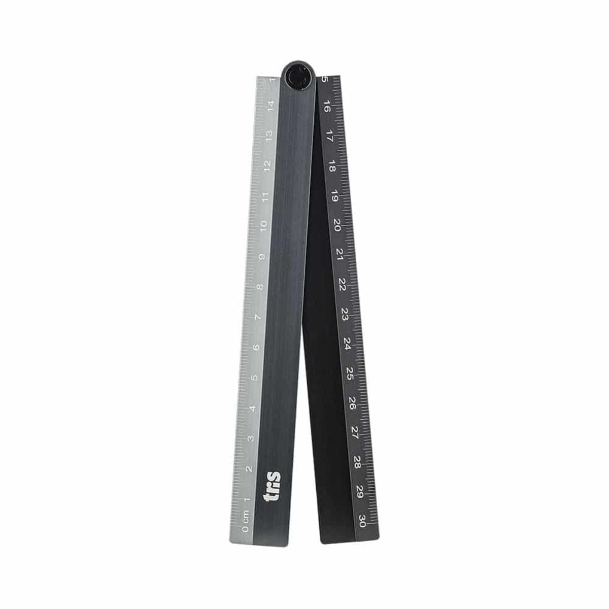 Régua Metálica Holic Black 30cm - Tris