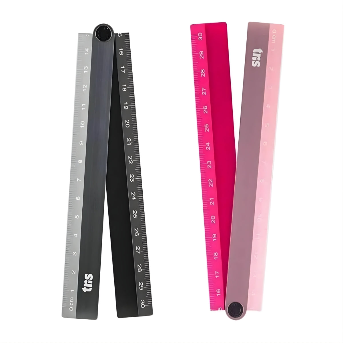 Régua Metálica Holic Black 30cm - Tris