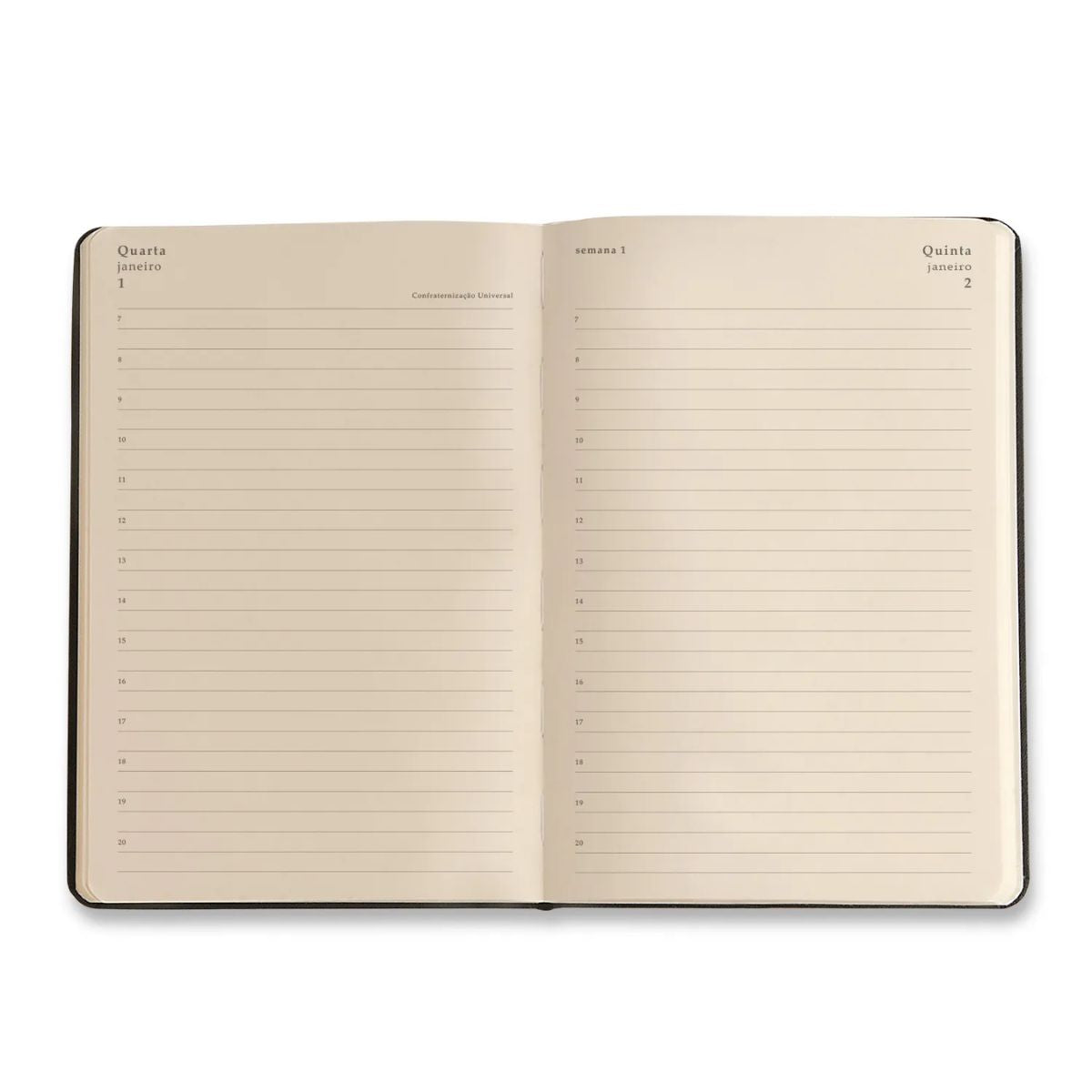 Agenda Planner Cicero 2025 Kraft Diária 14x21 Flores Max

