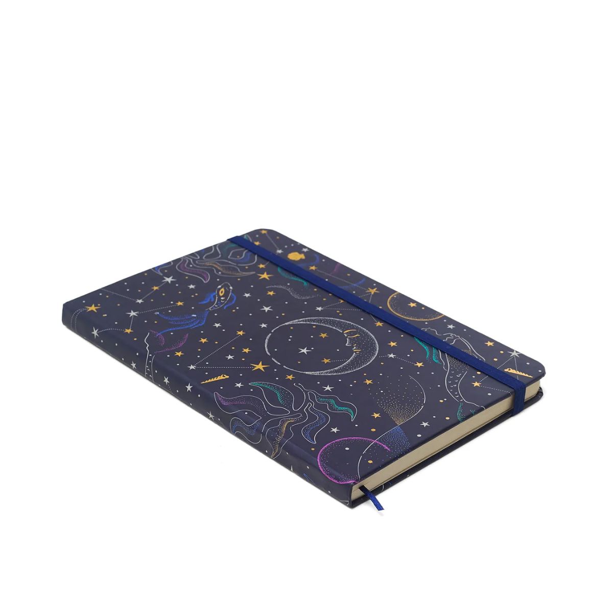 Caderneta Clássica Cicero Astral Mare Azul 14x21cm 160 Páginas Pontado