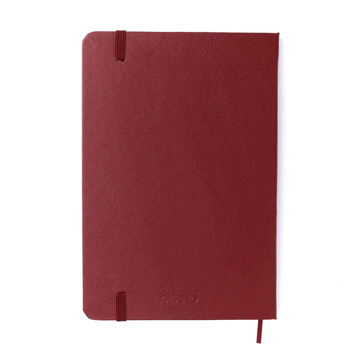 Caderneta Clássica Cicero Vermelho Quente 14x21cm 160 Páginas Pautado
