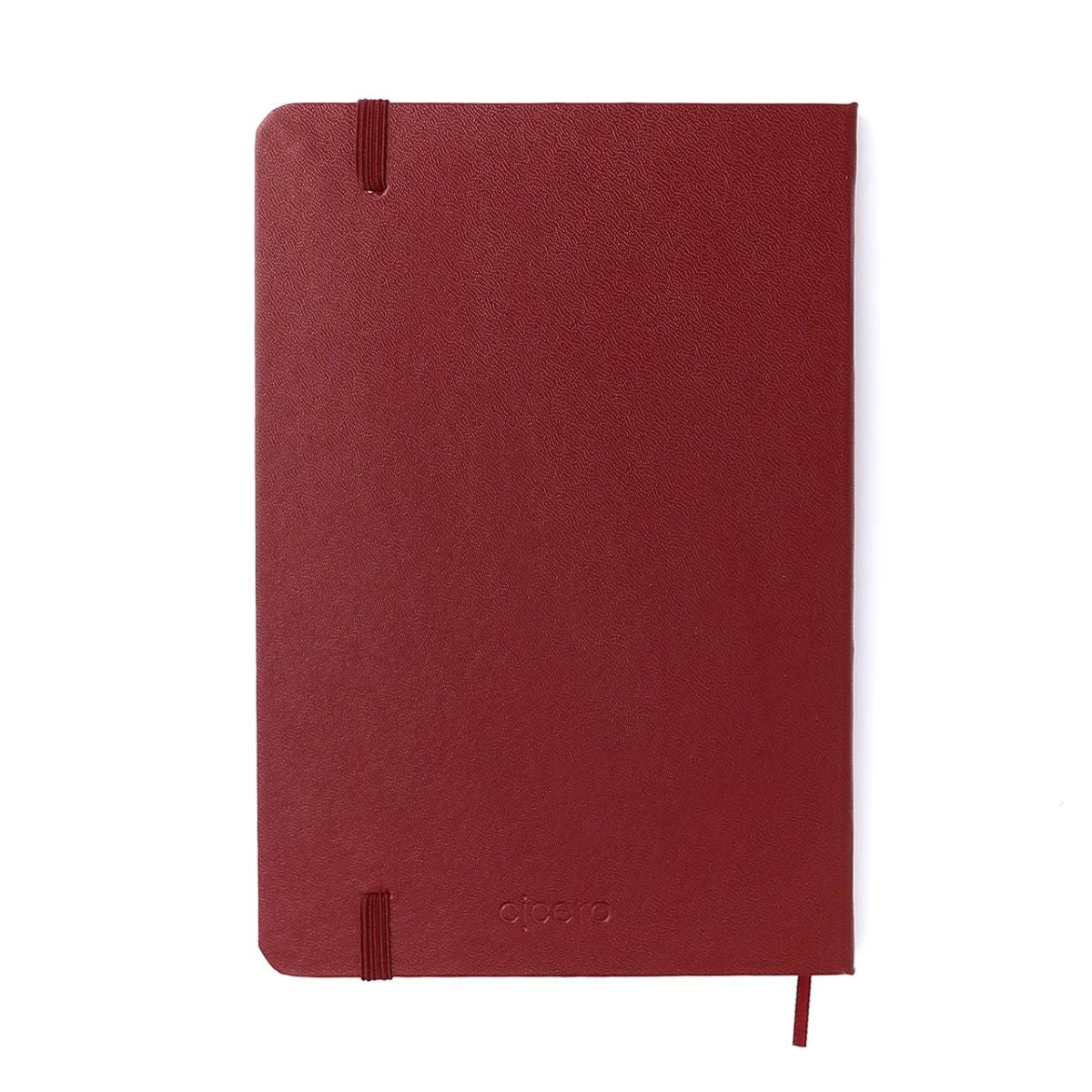 Caderneta Clássica Cicero Vermelho Quente 14x21cm 160 Páginas sem Pauta