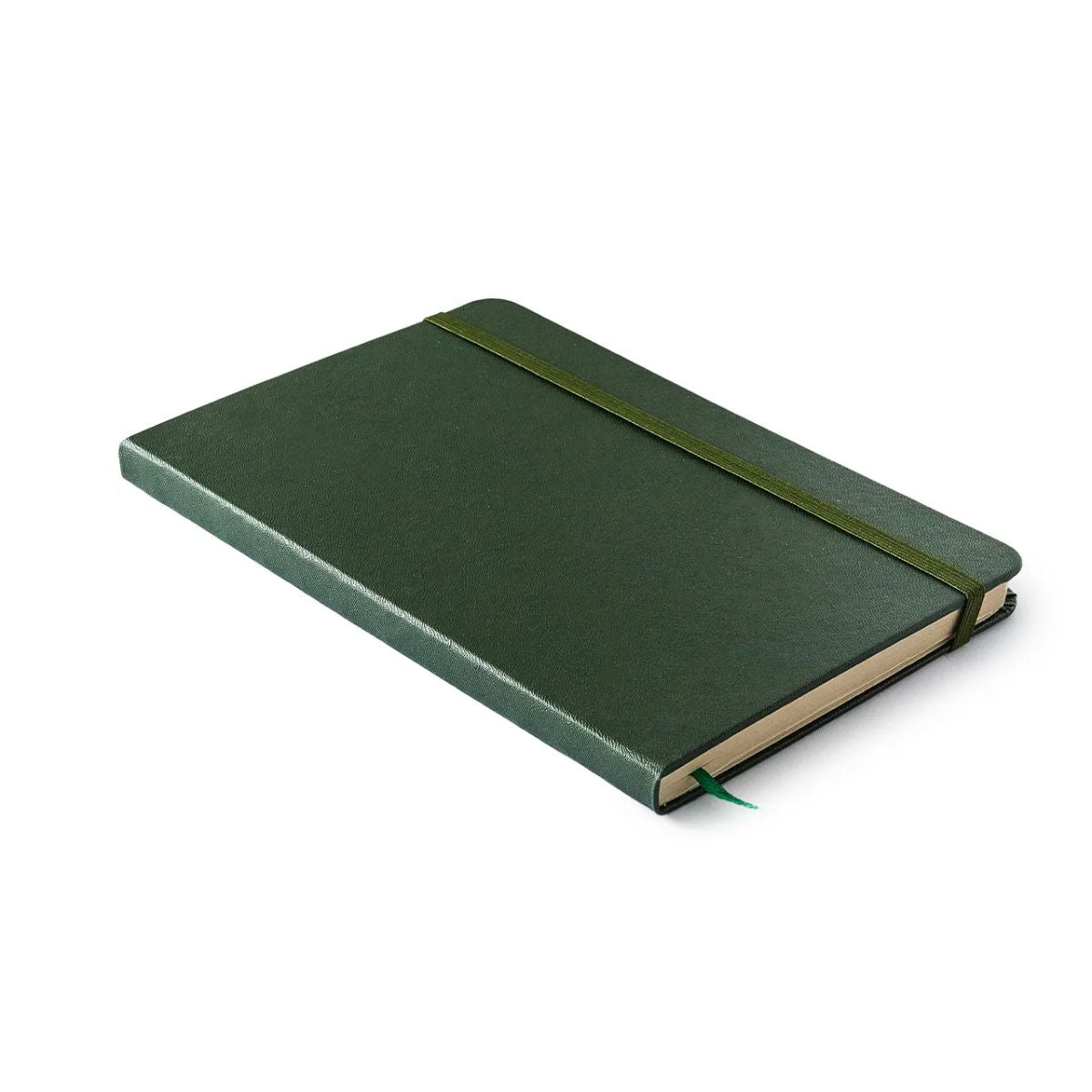 Caderneta Clássica Cicero Verde Oliva 14x21cm 160 Páginas sem Pauta