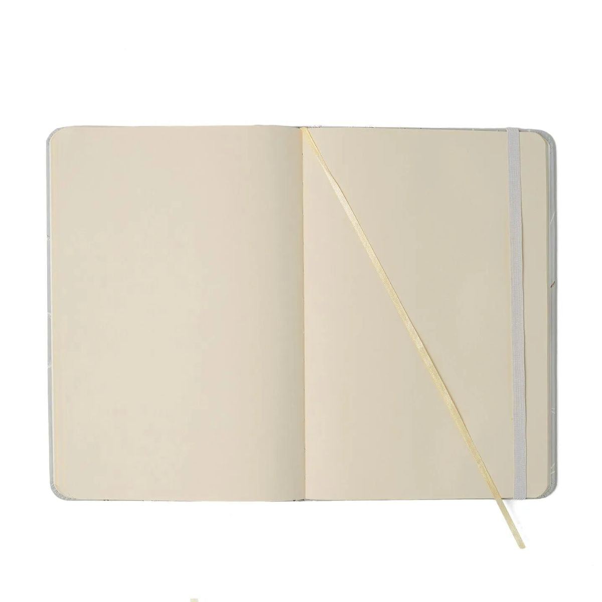 Caderneta Clássica Cicero Astral Mare Off White 14x21cm 160 Páginas sem Pauta