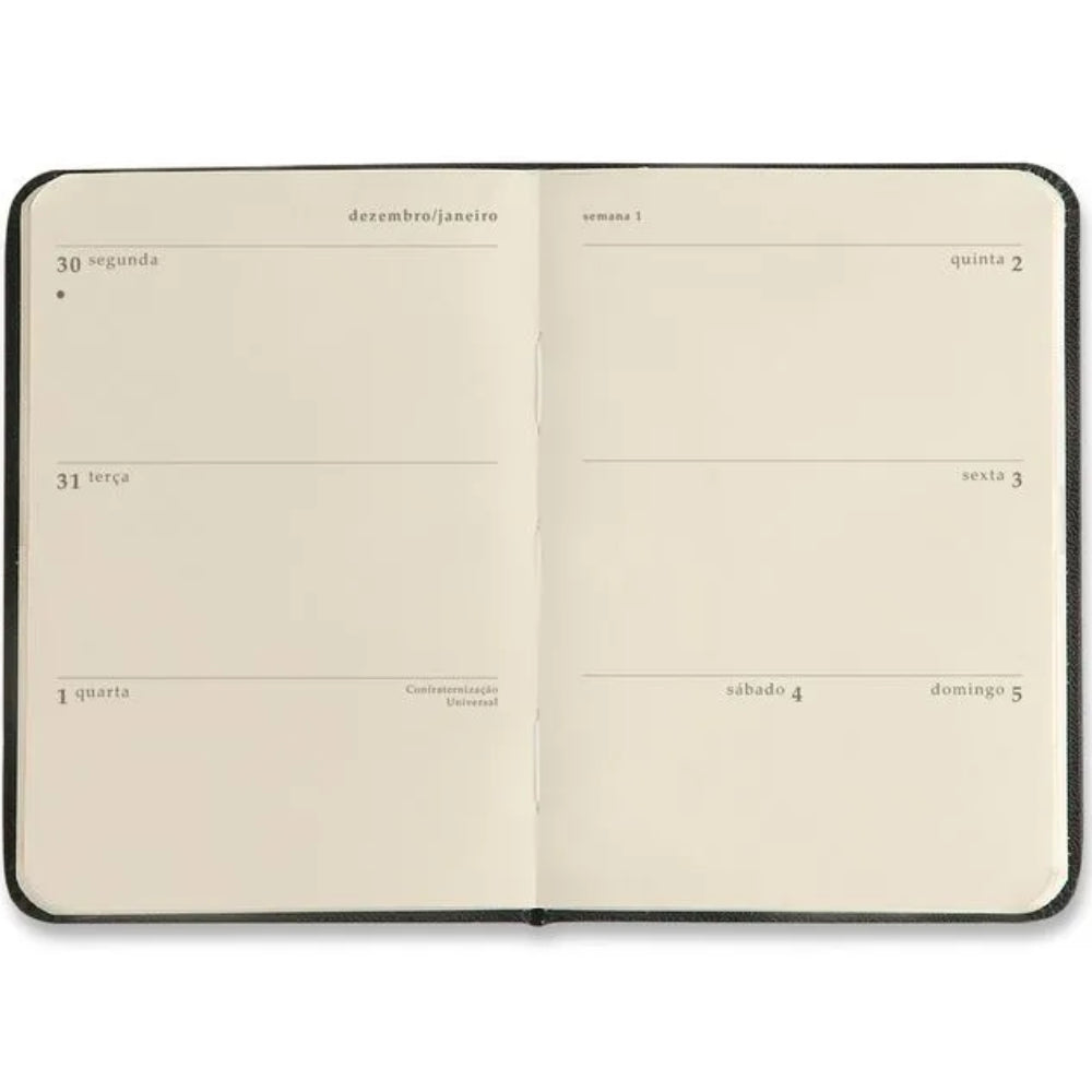 Agenda Planner Cicero Semanal 9x13 Polen Aromas Amarelo 160 Fls
