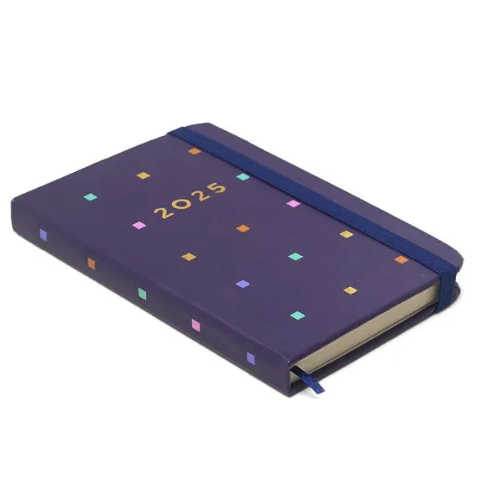Agenda Planner Cicero Semanal 9x13 Bossa Nova Pontos Azul 160 Fls
