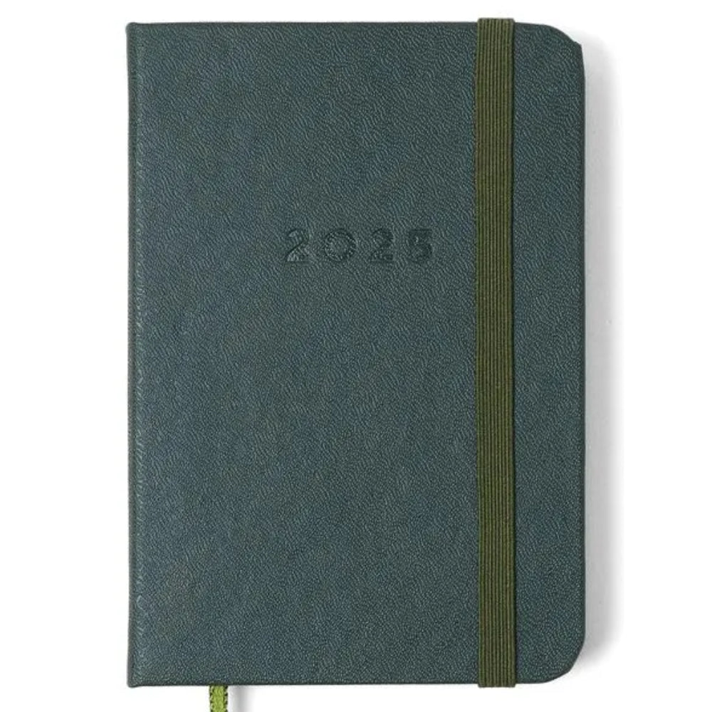 Agenda Planner Cicero Semanal 9x13 Classica Verde Oliva 160 Fls
