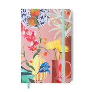 Caderneta Clássica Cicero Ateliê Rosa 14x21cm 160 Páginas Pautado