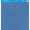 Papel para Scrapbook Estampas Basicas Coleção Floral 3d Textura Azul 30,5x30,5cm para Scrapbook e Papelaria Criativa Sbb-213 - Litoarte