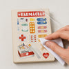 Transfer de Imagem Small Farmacia 9,8x15cm para Artesanato e Decoração Tis-022 - Litoarte