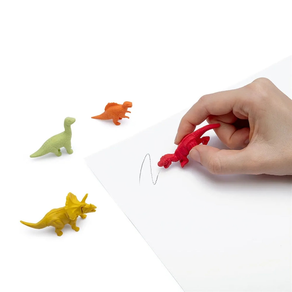 Kit Mini Borracha Dino com 4 Unidades - Leo & Leo 10192