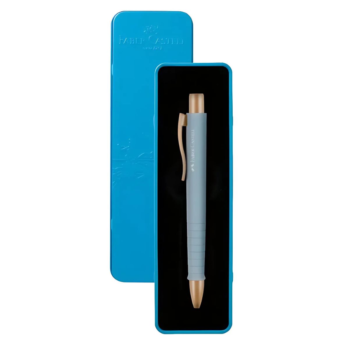 Lata Caneta Esferográfica Poly Ball Urban 1,0mm Azul Gold - Faber-castell Es/esurbaz1.0