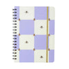 Caderno Colegial Espiral Cicero 17,3x24cm 80 Folhas Pautado - Casa das Abelhas Lilás