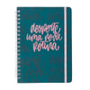 Caderno Colegial Espiral Cicero 17,3x24cm 80 Folhas Pautado - Kemily Desperte Verde
