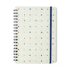 Caderno Colegial Espiral Cicero 17,3x24cm 80 Folhas Pautado - Bossa Nova Pontos Off White
