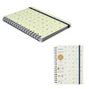 Caderno Colegial Espiral Cicero 17,3x24cm 80 Folhas Pautado - Bossa Nova Pontos Off White