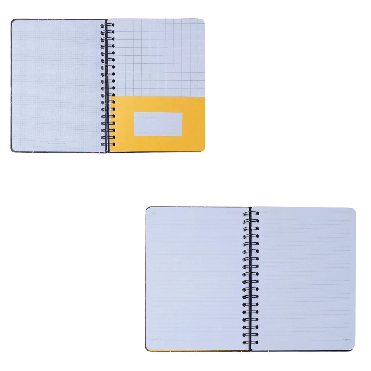 Caderno Colegial Espiral Cicero 17,3x24cm 80 Folhas Pautado - Polen Aromas Off White