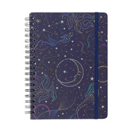 Caderno Colegial Espiral Cicero 17,3x24cm 160 Folhas Pautado - Astral Mare Azul