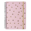 Caderno Universitário Espiral Cicero 20x28cm 160 Folhas Pautado - Melissa Colmeia