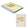 Caderno Universitário Espiral Cicero 20x28cm 160 Folhas Pautado - Organize Off White