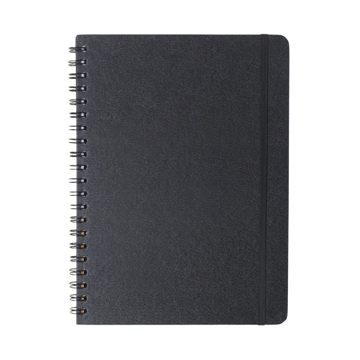 Caderno Universitário Espiral Cicero 20x28cm 80 Folhas Pautado - Clássica Preto