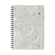 Caderno Universitário Espiral Cicero 20x28cm 80 Folhas Pautado - Astral Mare Off White