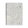 Caderno Universitário Espiral Cicero 20x28cm 80 Folhas Pautado - Astral Mare Off White