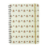 Caderno Universitário Espiral Cicero 20x28cm 80 Folhas Pautado - Melissa Favo de Abelhas
