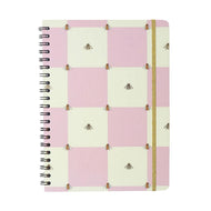 Caderno Universitário Espiral Cicero 20x28cm 80 Folhas Pautado - Melissa Casa das Abelhas Rose