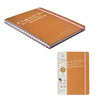 Caderno Universitário Espiral Cicero 20x28cm 80 Folhas Pautado - Kemily Organize Caramelo