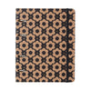 Caderno Criativo Argolado Cicero Office Duo A5 80 Folhas Pautado e Pontado - Kraft Flores Mini