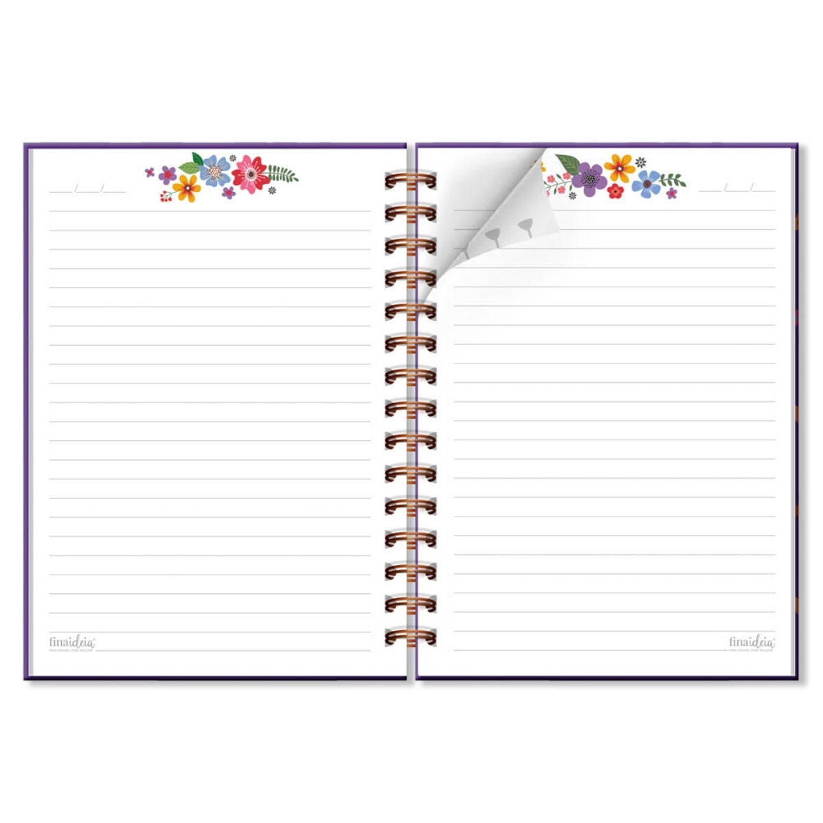 Caderno Clássico Folhas Removíveis Fun - Fina Ideia