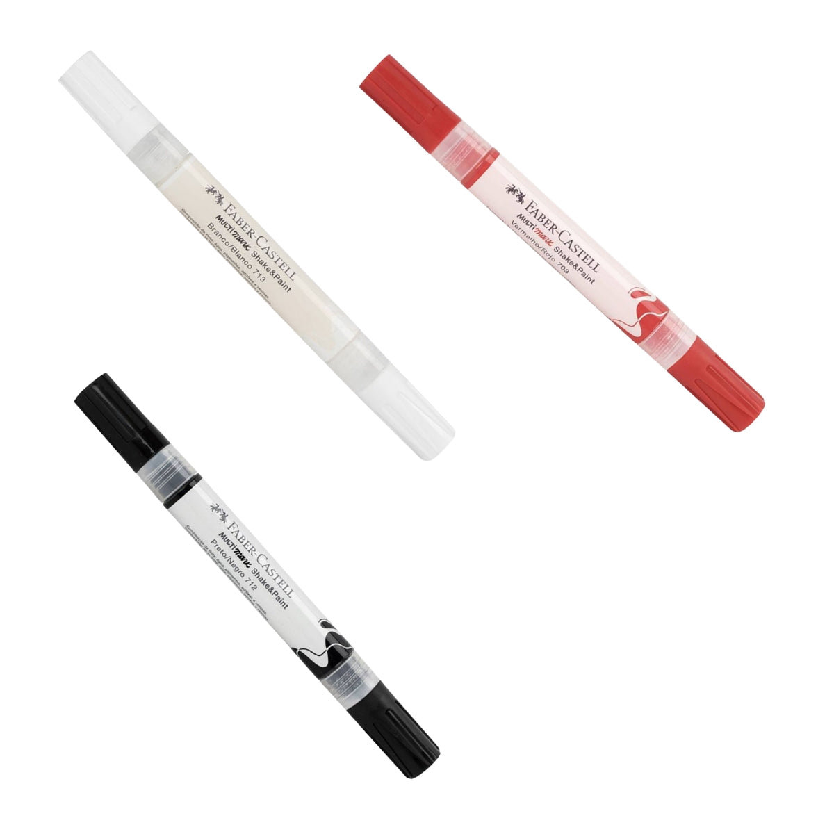 Marcador Multimark Shake&paint Ponta Dupla - Faber-castell
