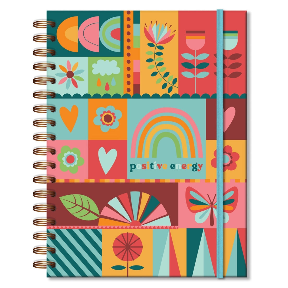 Caderno Colegial 10 Matérias Arco-íris - Fina Ideia
