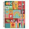 Caderno Colegial 10 Matérias Arco-íris - Fina Ideia