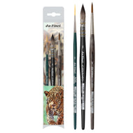 Kit Pincel da Vinci Carolina Spina com 3 Unidades - Séries 498, 1270 e 5522