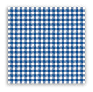 Guardanapo para Decoupage Ambiente 33x33cm com 2 Unidades - Xadrez Azul
