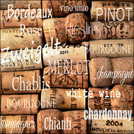 Guardanapo para Decoupage Ambiente 33x33cm com 2 Unidades - Rolhas de Vinho