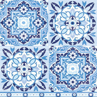 Guardanapo para Decoupage Ambiente 33x33cm com 2 Unidades - Azulejos Azuis