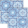 Guardanapo para Decoupage Ambiente 33x33cm com 2 Unidades - Azulejos Azuis 